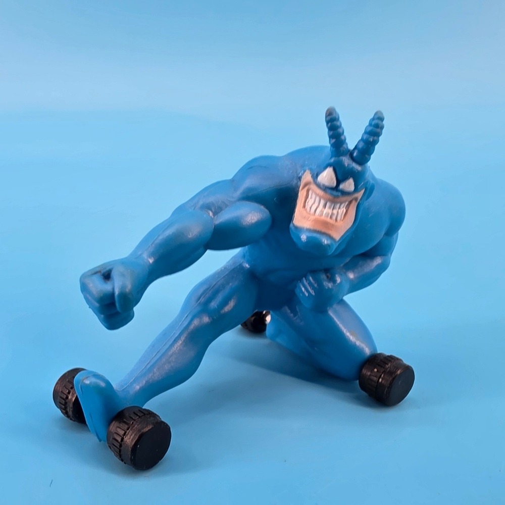 Vintage‎ 1995 The Tick Animated Series Burger King Promo Rolling Action Figure